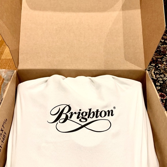 Brighten “Gabriella Medallion Tasseled Leather Tote” Color is Pewter - Picture 7 of 11